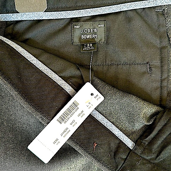 NWT! Men's J Crew Bowery Slim Stretch Dress Pants! - Picture 8 of 9